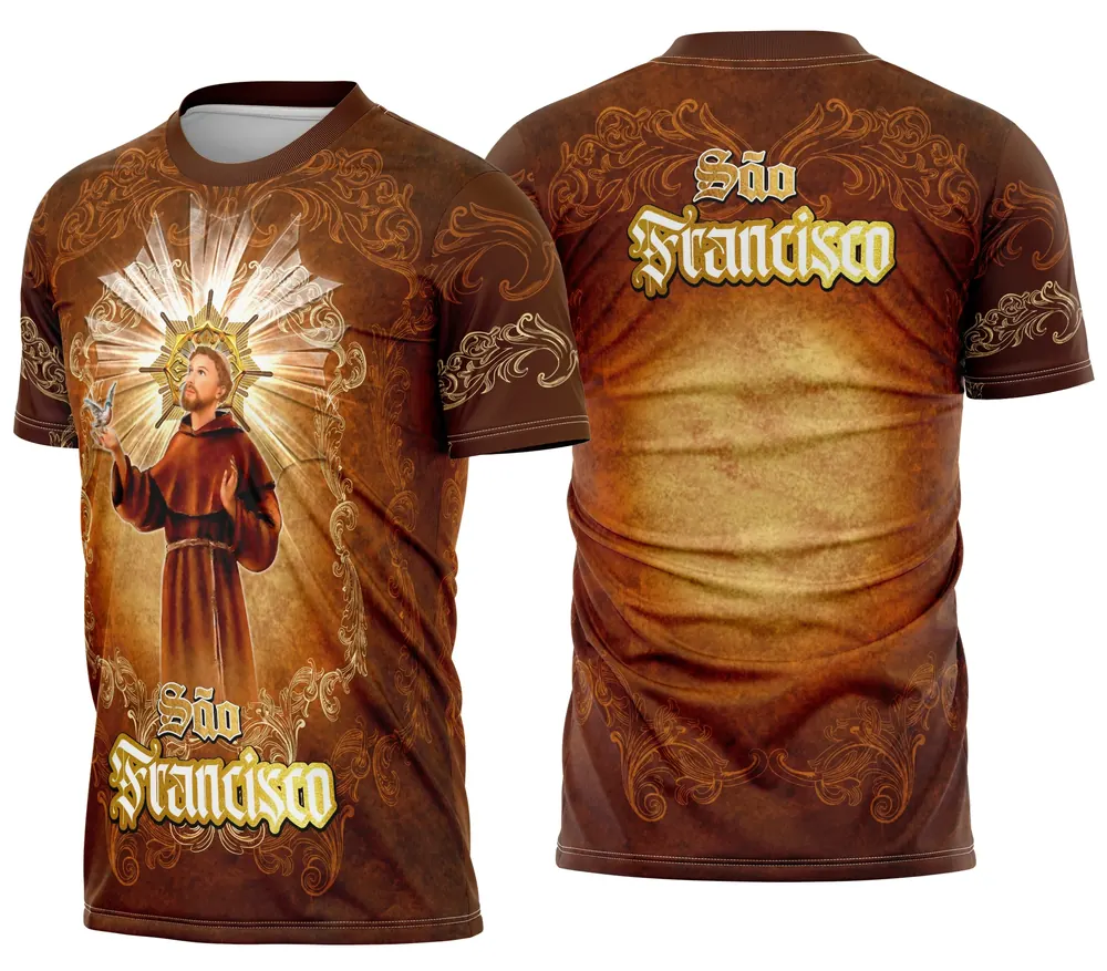 Arte Camisa São Francisco de Assis 2026