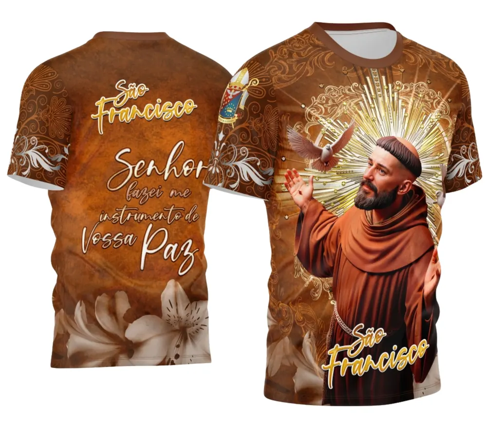 Camisa Inspirada em São Francisco de Assis 2026