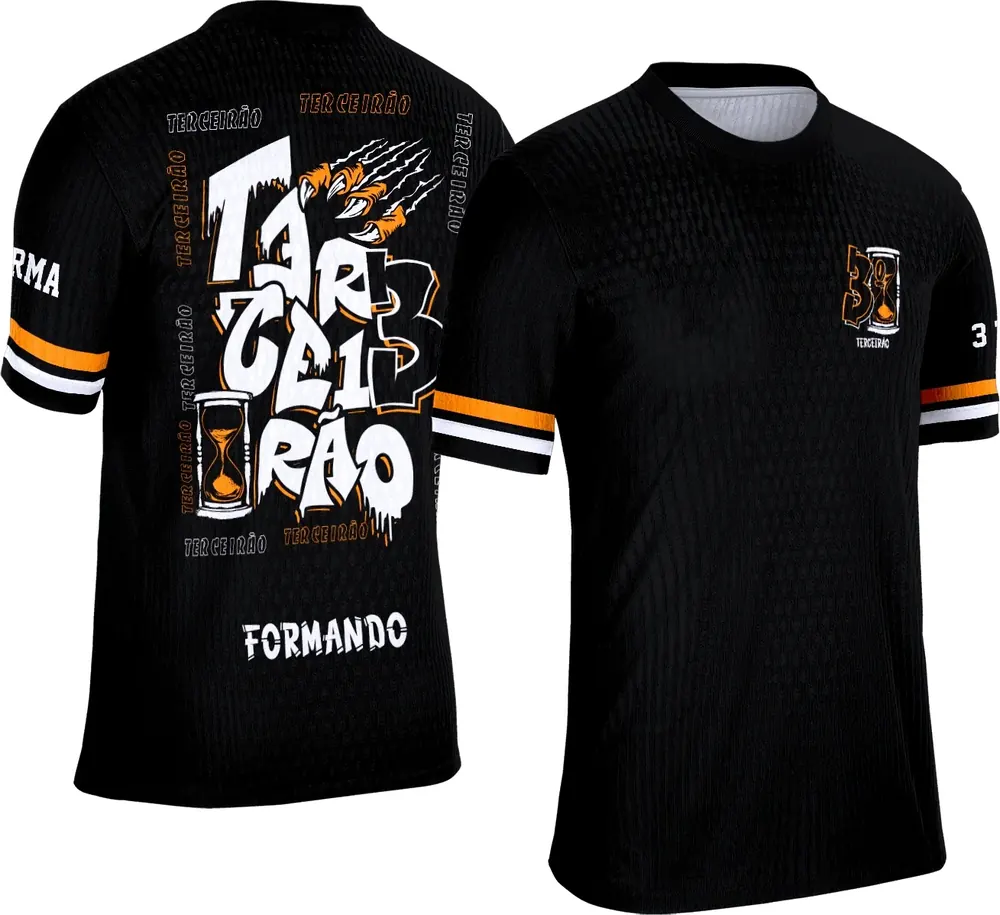 Camisa Terceirão Grafite Ampulheta Garra