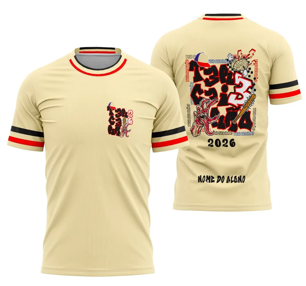 Arte Camisa Terceirão Stranger Things Vecna Exclusiva
