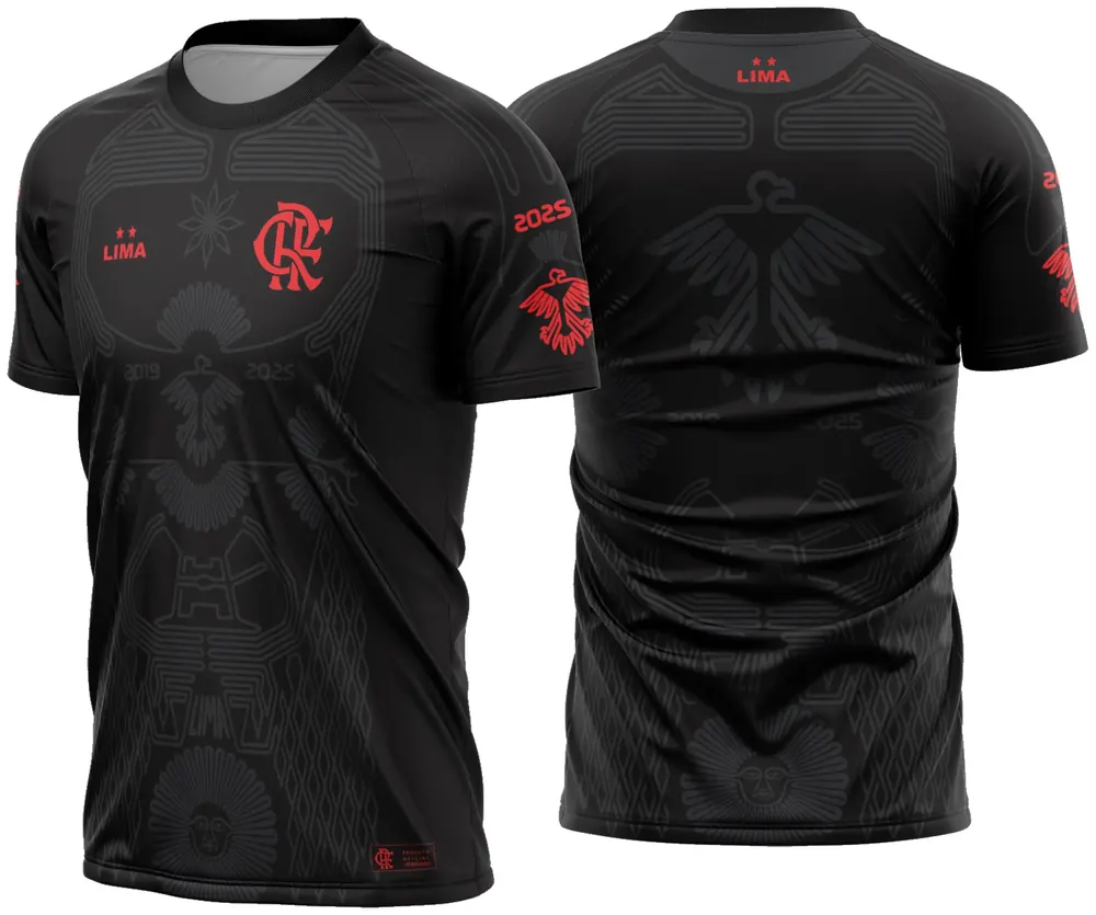 Camisa Flamengo Urubu de Lima Preta 2026