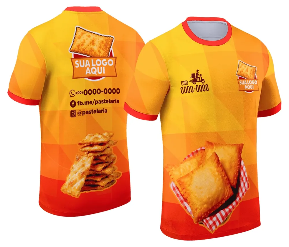 Camisa Pastelaria Moderna