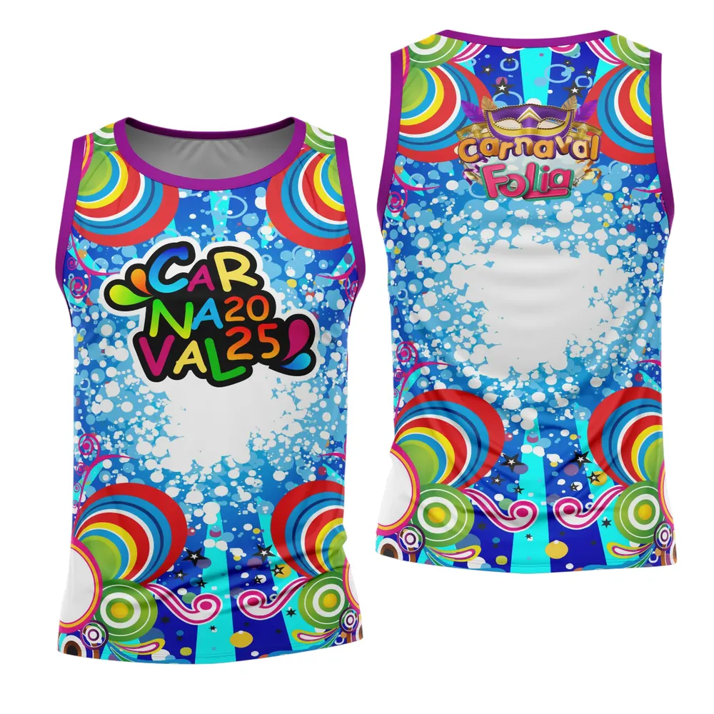 Arte Estampa Camisa Abadá de Carnaval 2026 - Modelo 05