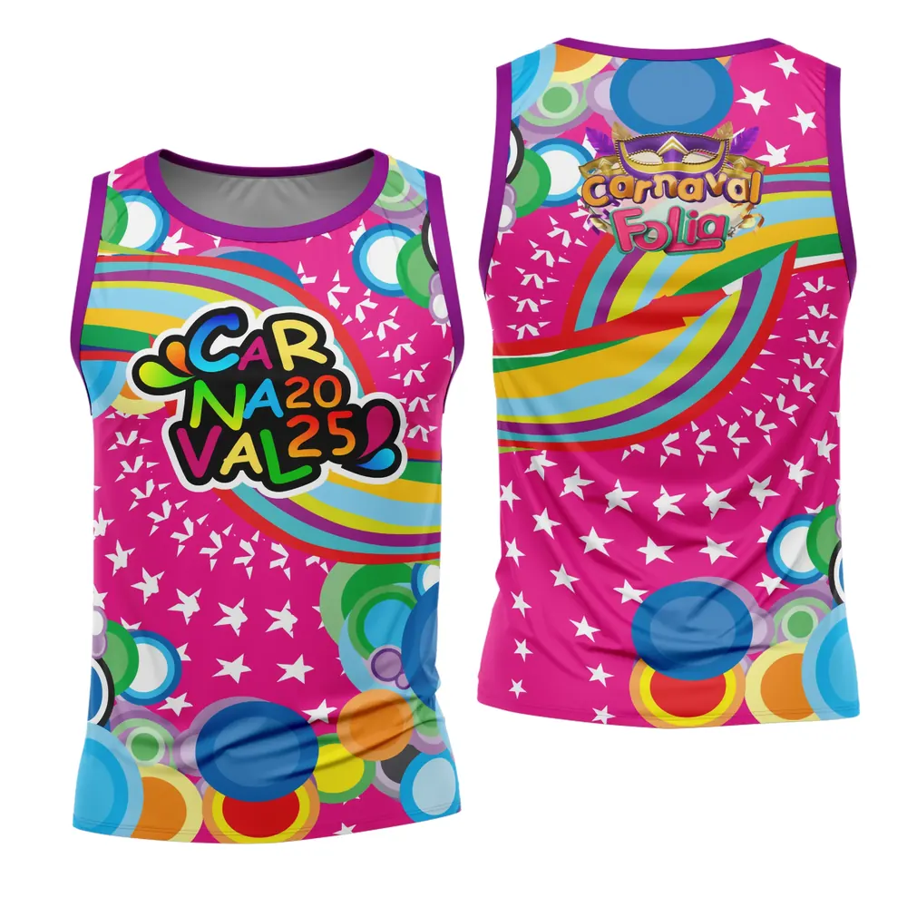 Arte Estampa Camisa Abadá de Carnaval 2026 - Modelo 19