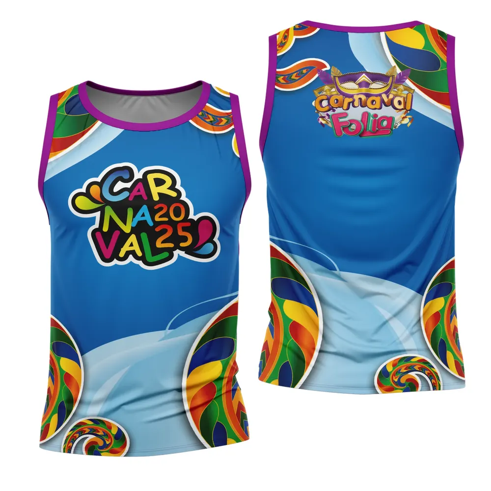 Arte Estampa Camisa Abadá de Carnaval 2026 - Modelo 32
