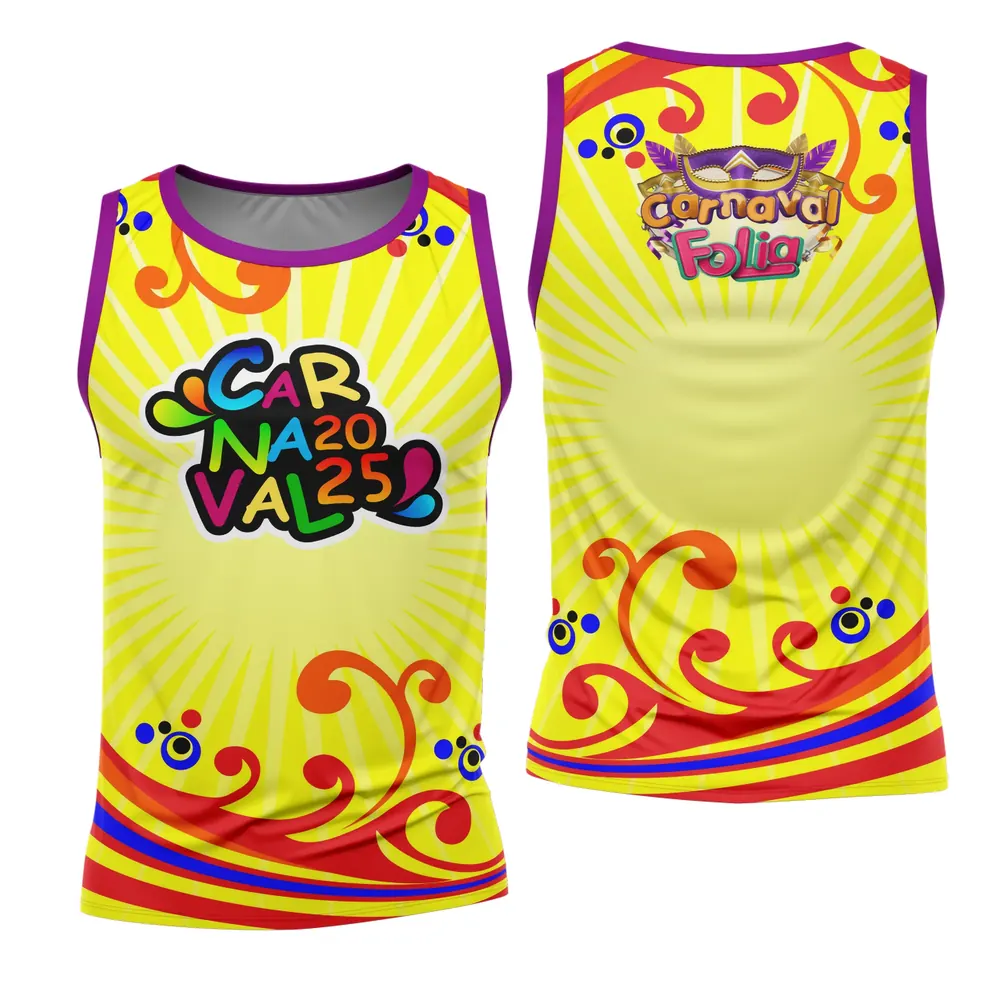 Arte Estampa Camisa Abadá de Carnaval 2026 - Modelo 67