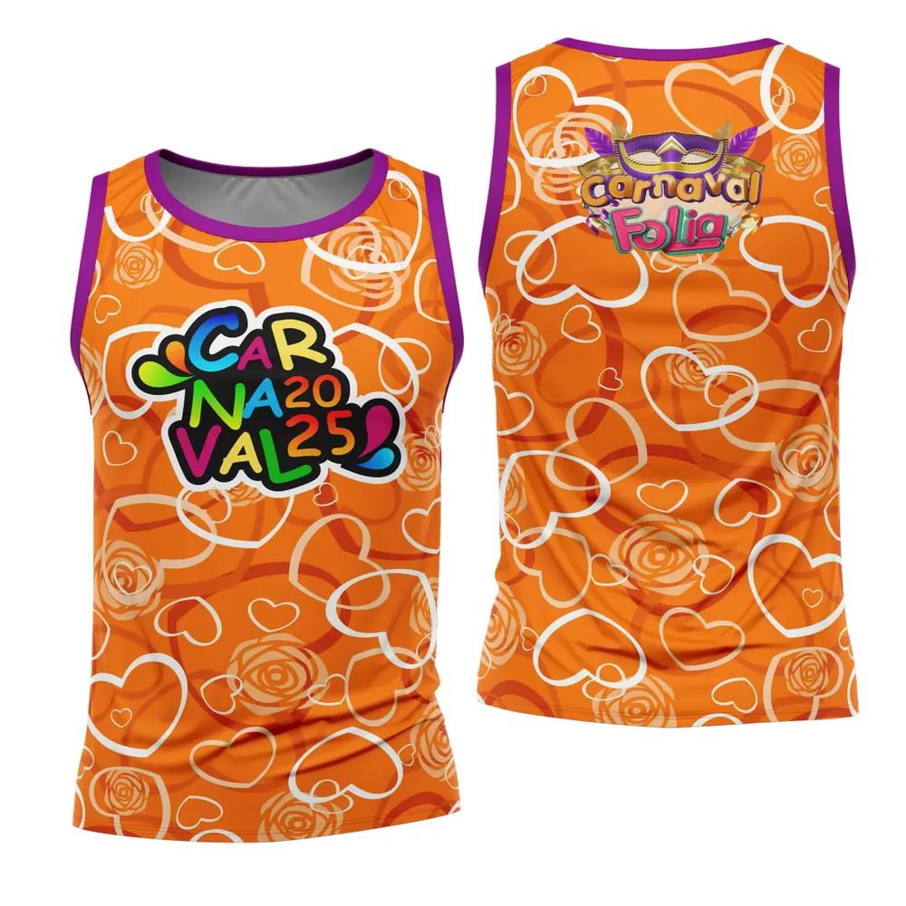 Arte Estampa Camisa Abadá de Carnaval 2026 - Modelo 82