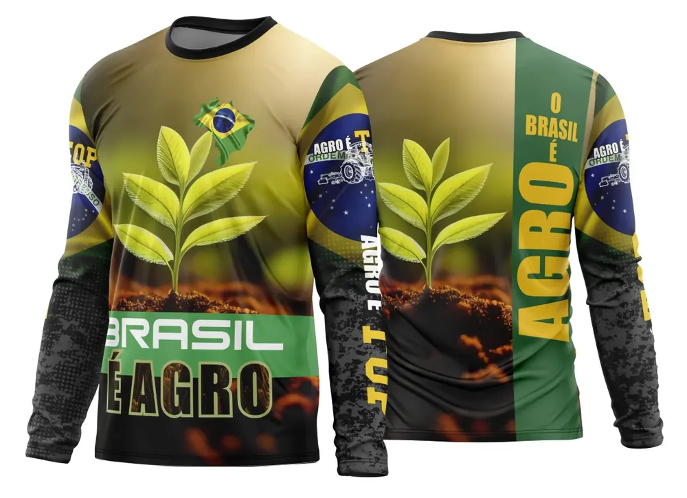 Camisa Agro 2026 Manga Longa - Modelo 11