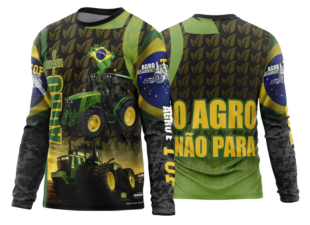 Camisa Agro 2026 Manga Longa - Modelo 10