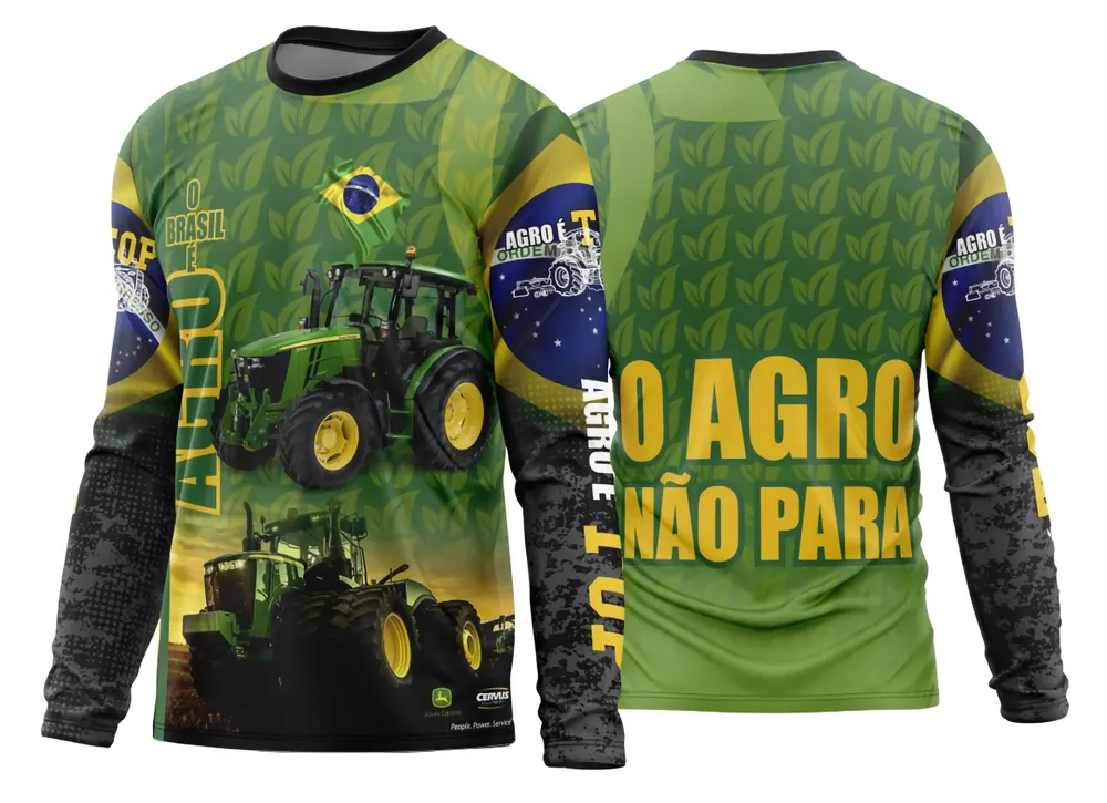 Arte Estampa Camisa Agro 2026 Manga Longa - Modelo 07
