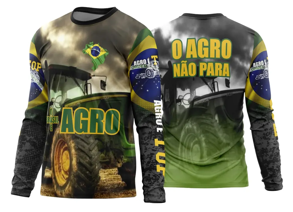Camisa Agro 2026 Manga Longa - Modelo 06