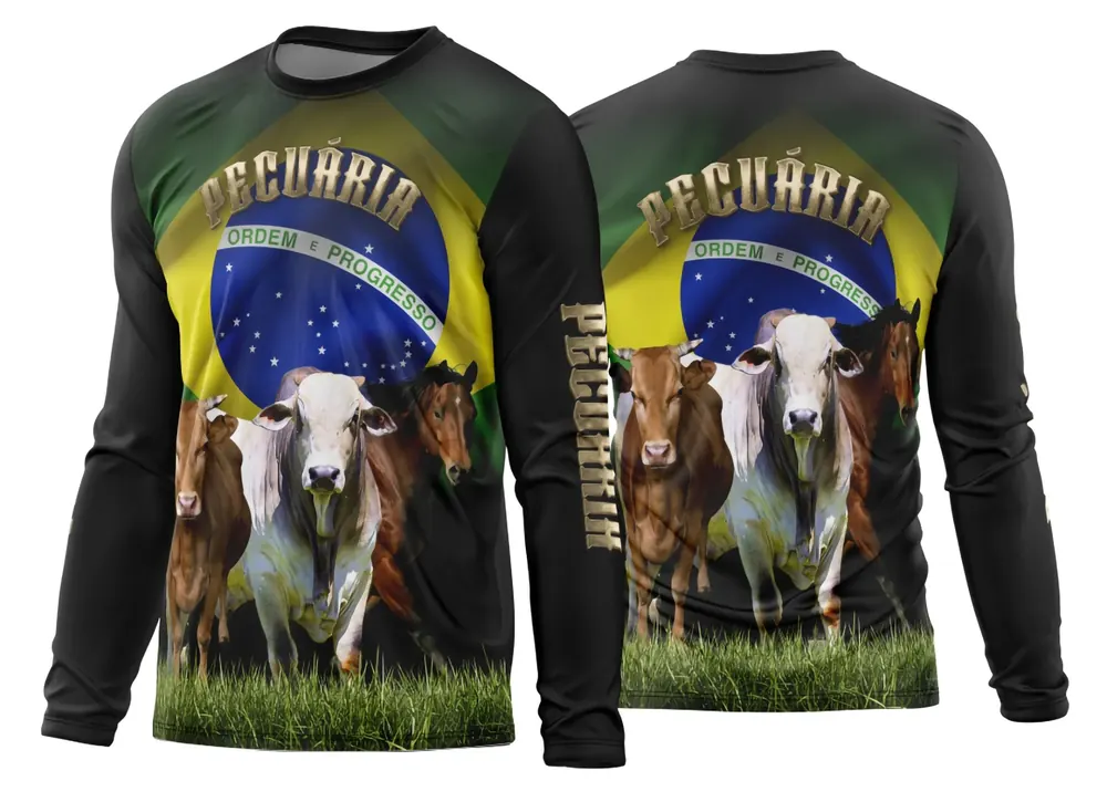 Arte Estampa Camisa Agro 2026 Modelo 02 Manga Longa