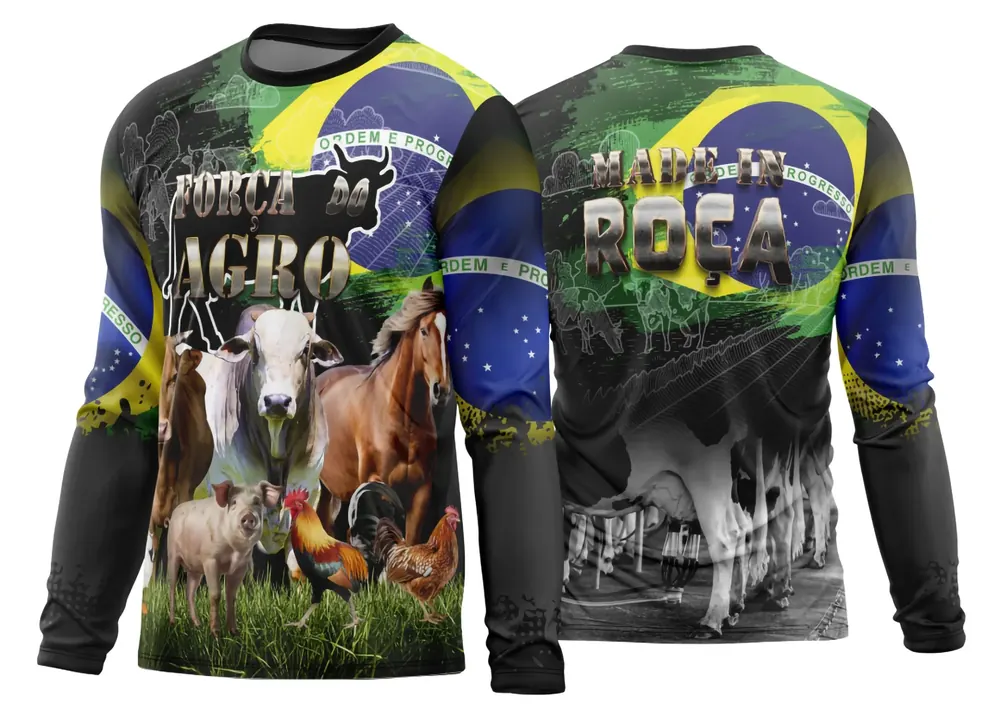 Camisa Agro 2026 Modelo 03 Manga Longa