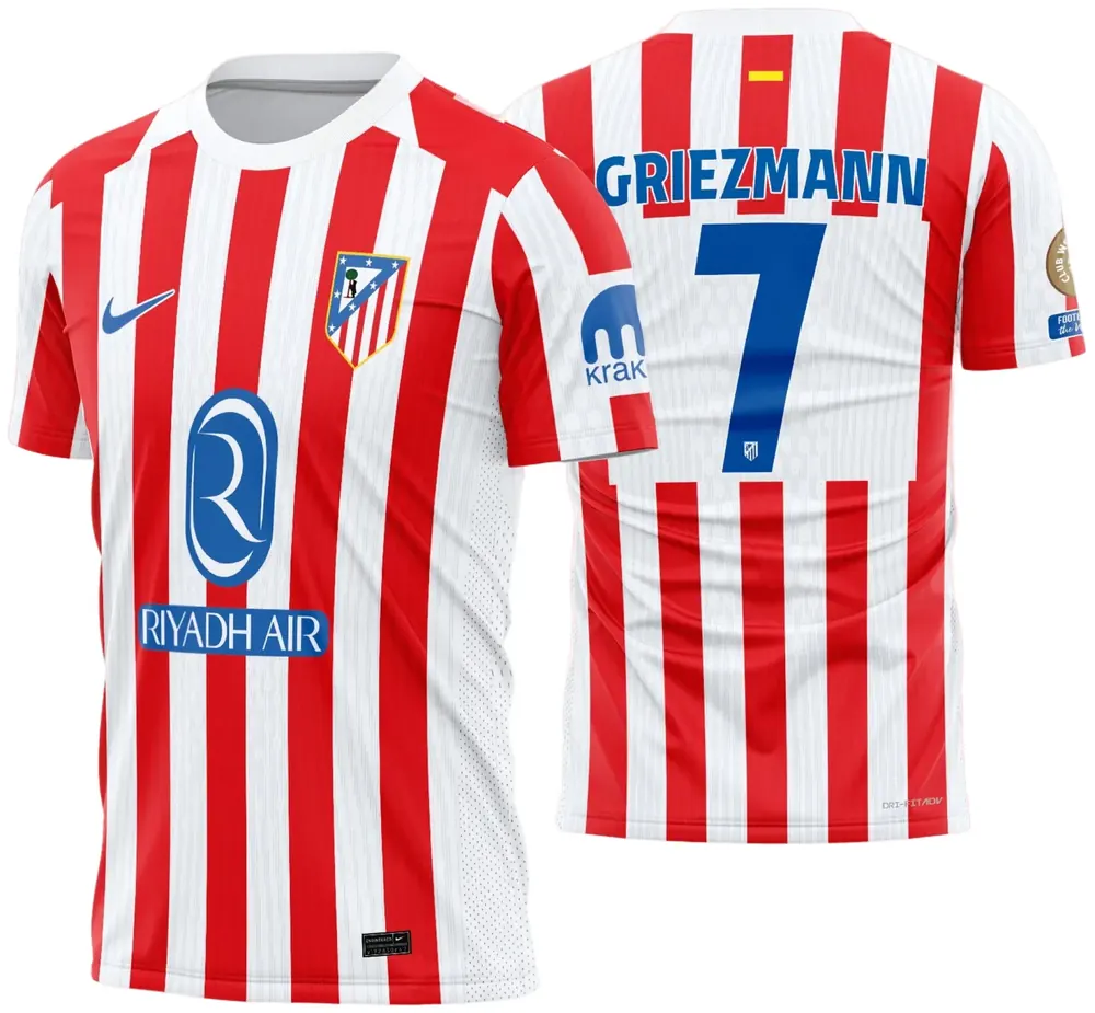 Camisa Atletico de Madrid Titular 2025 - 2026