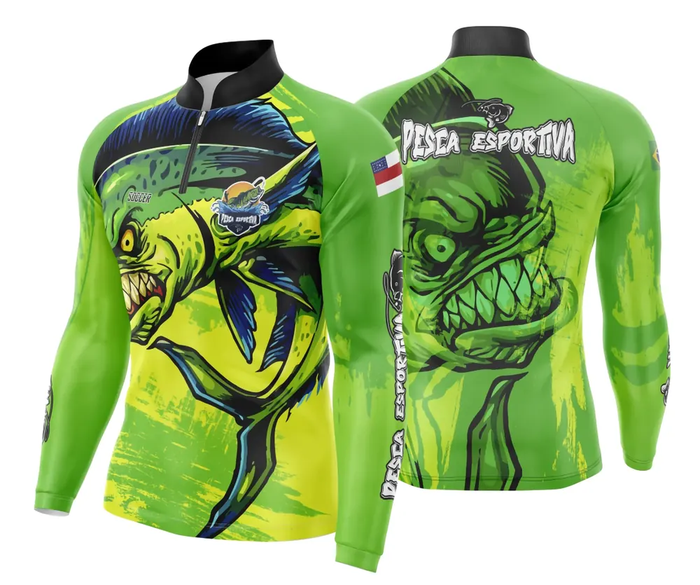 Camisa De Pesca Esportiva Modelo 14