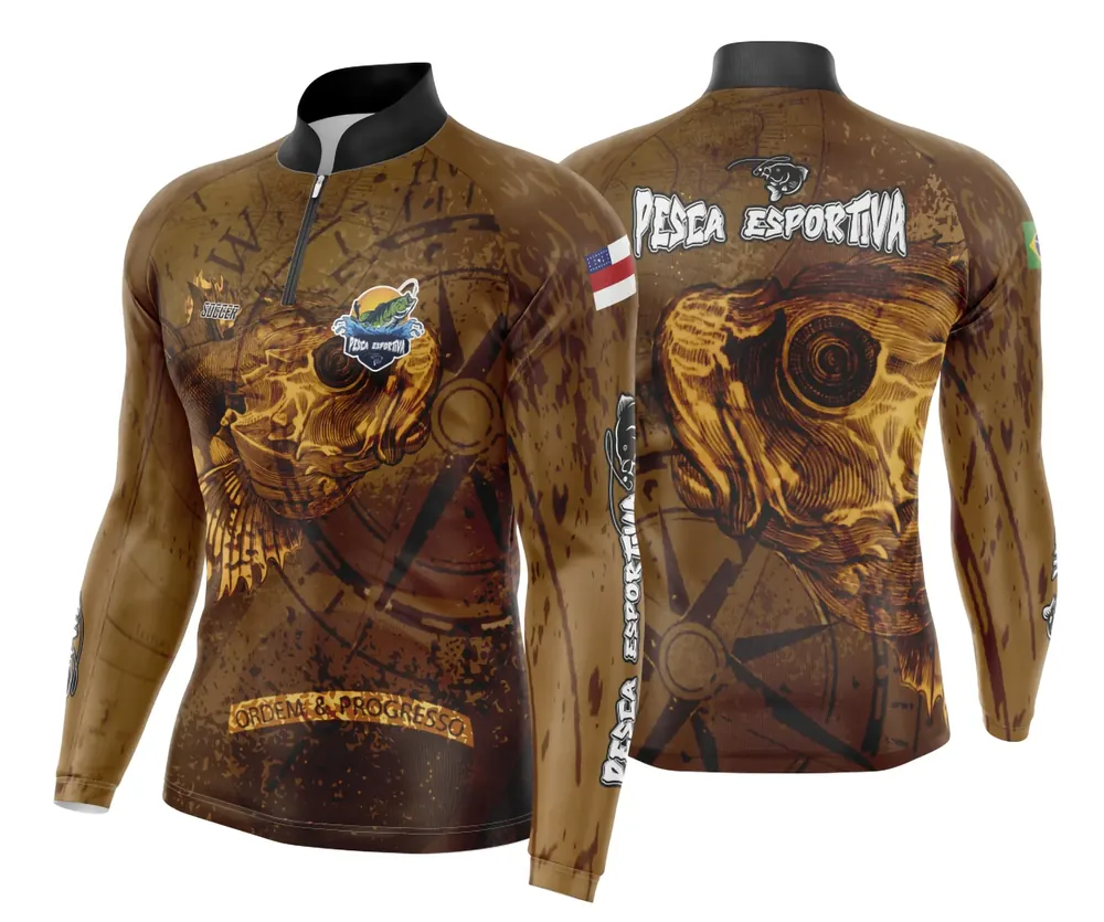 Camisa De Pesca Esportiva Modelo 16
