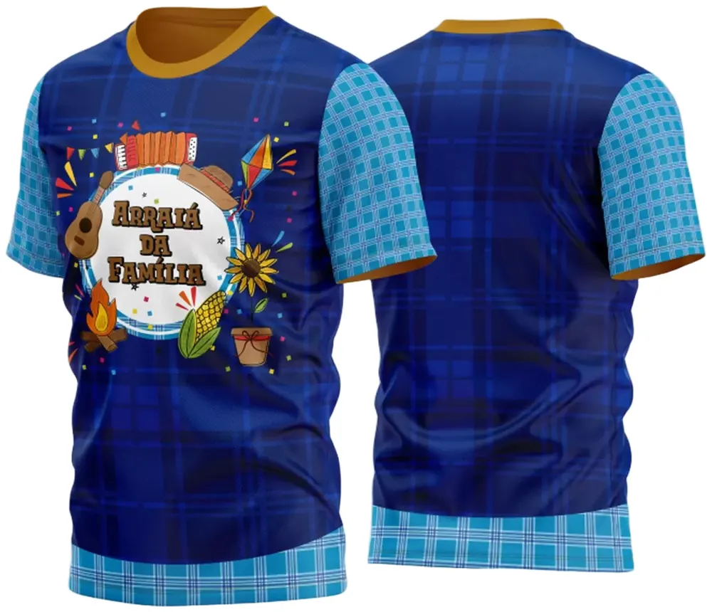 Camisa Festa Junina Arraiá 2025 Modelo 29
