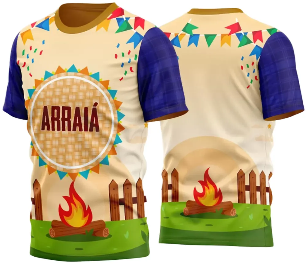 Camisa Festa Junina Arraiá 2025 Modelo 27