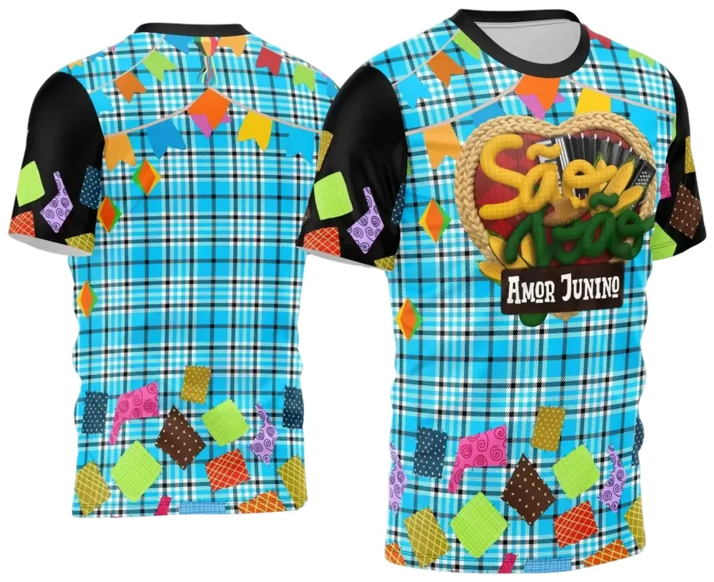 Camisa Festa Junina Arraiá 2025 Modelo 04