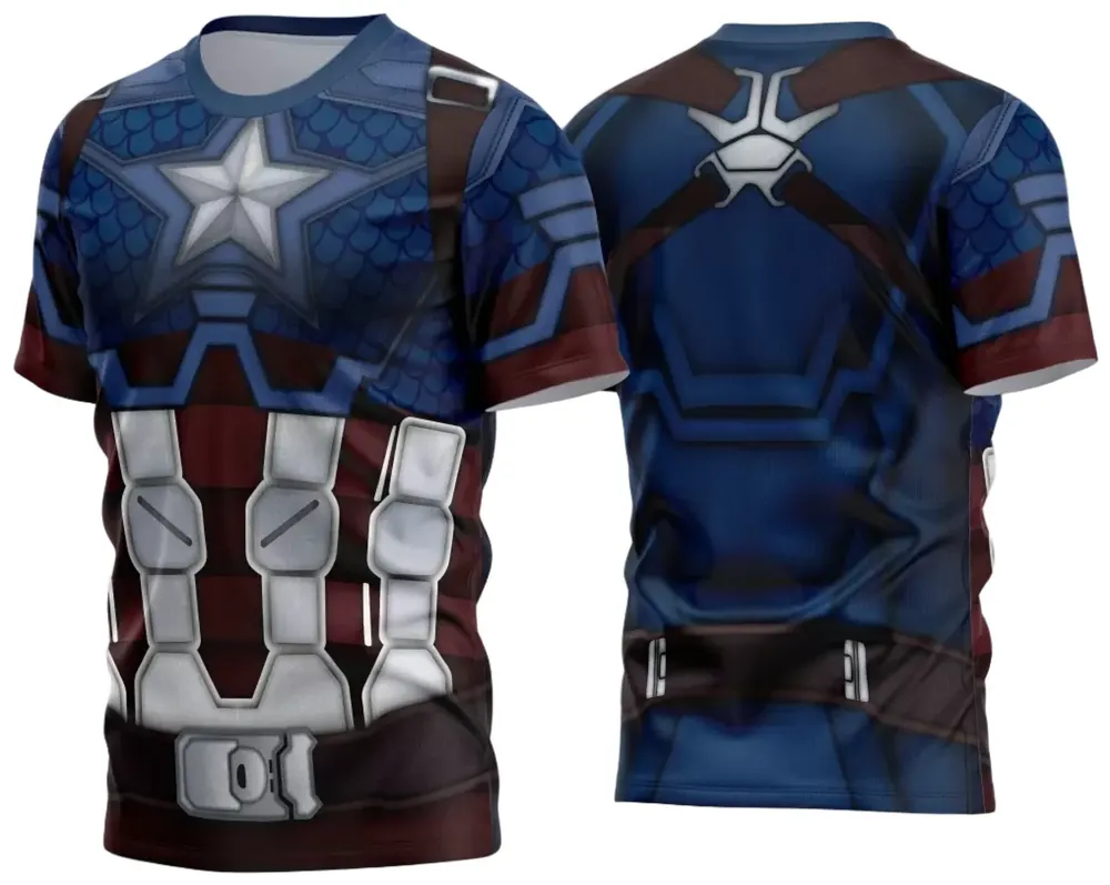 Camisa Heróis - Capitão América