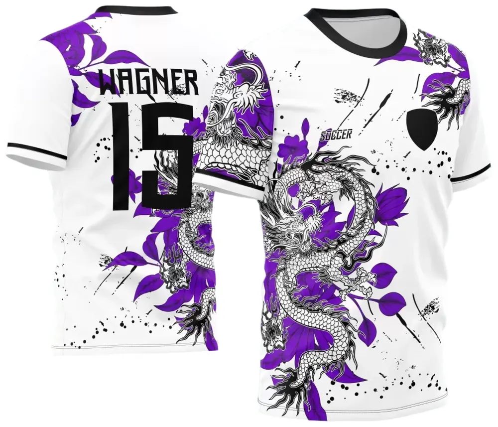 Arte Estampa Camisa InterClasse 2024 Dragão Modelo 02