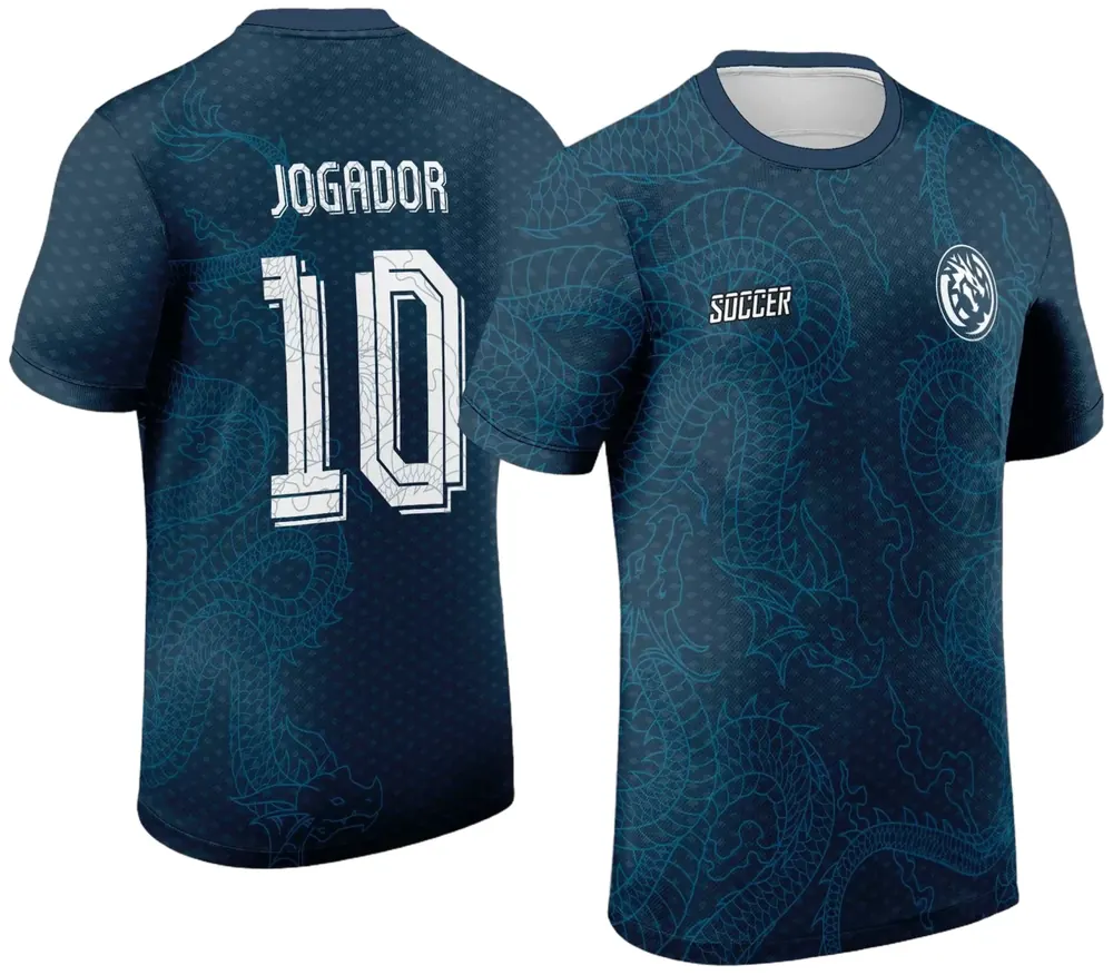 Arte Estampa Camisa Interclasse DRAGÃO 2024 - 2025 Modelo 02