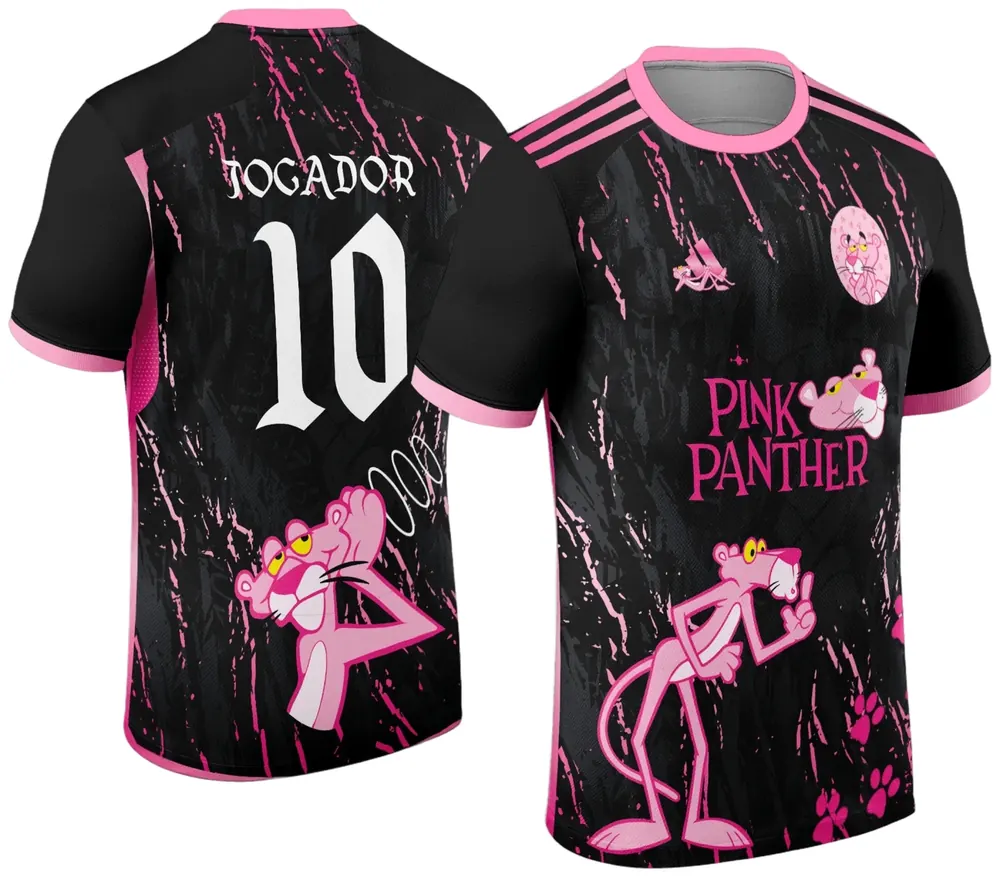 Camisa Interclasse Pantera Cor de Rosa Desenho 2024 Modelo 02