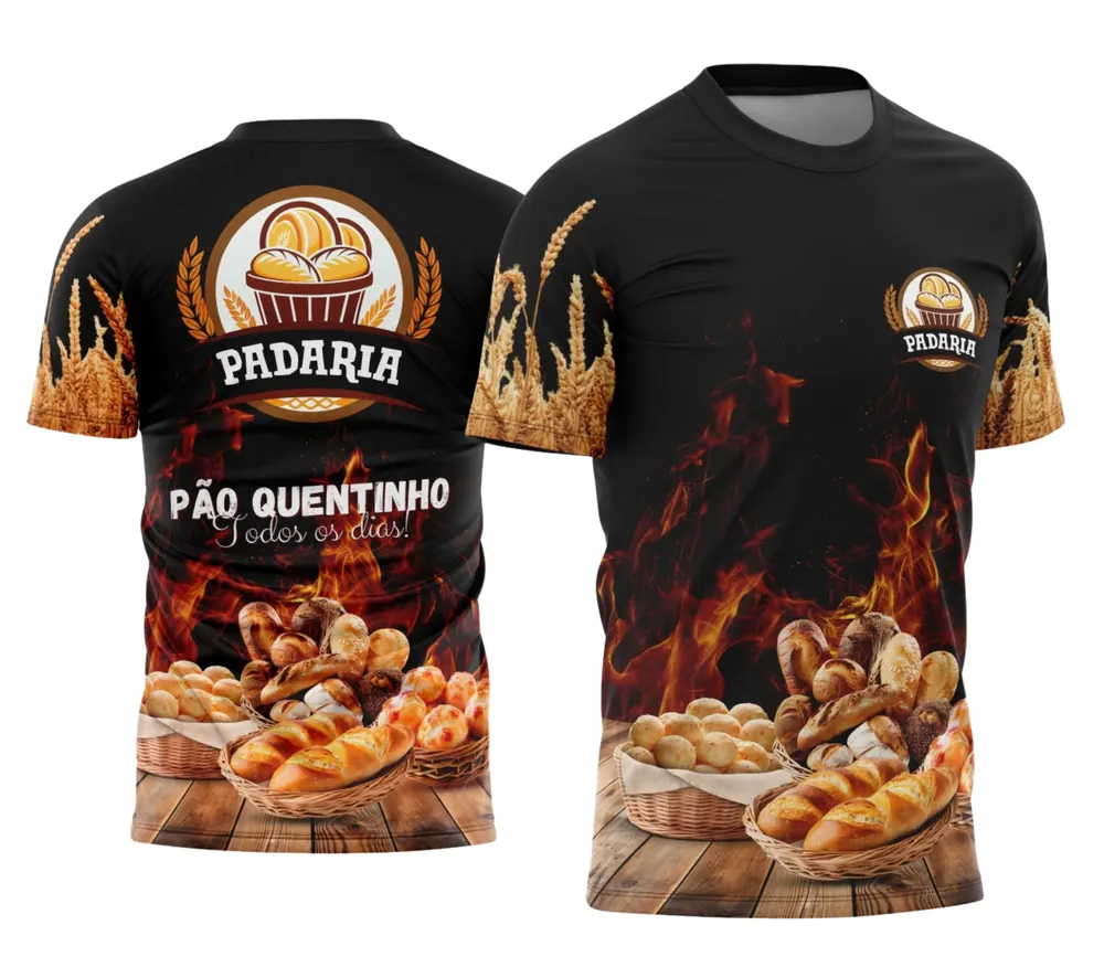 Arte Camisa Padaria - Profissão Modelo 04