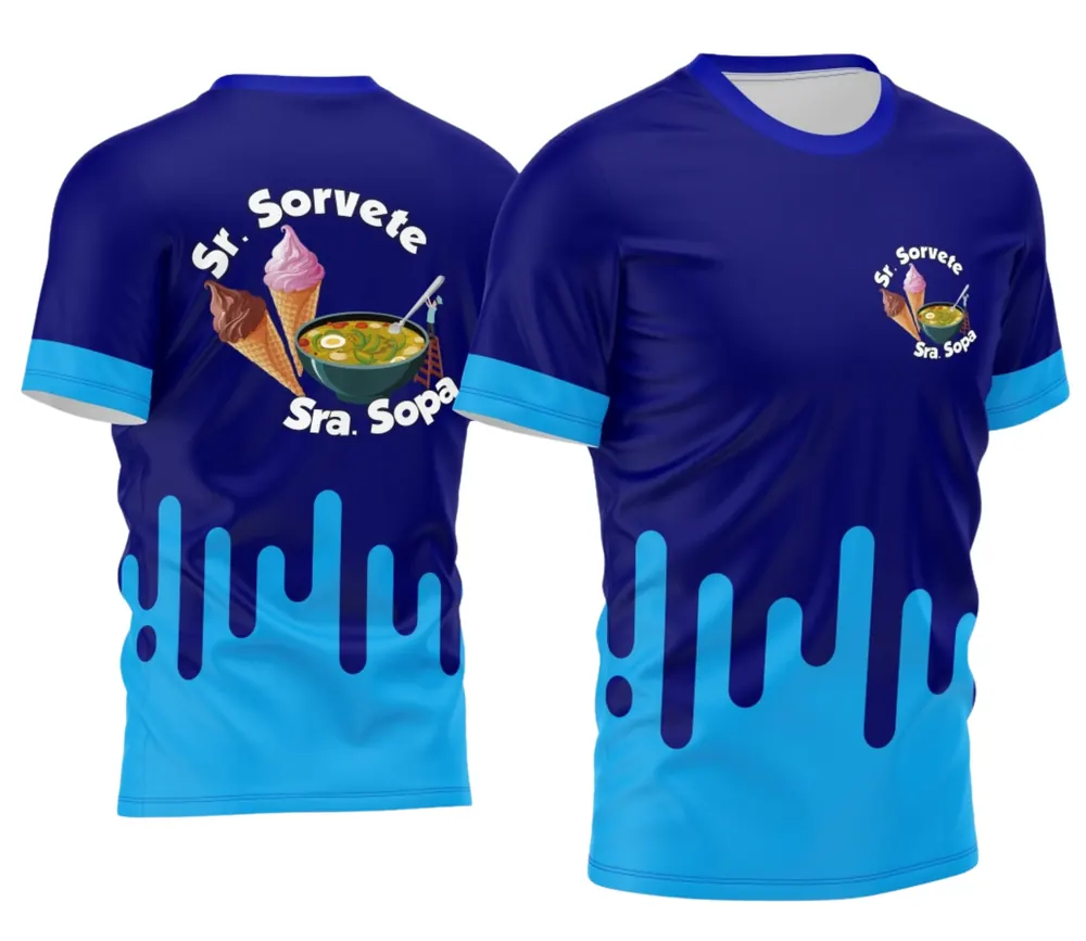 Arte Camisa Sorveteria - Profissão Modelo 02