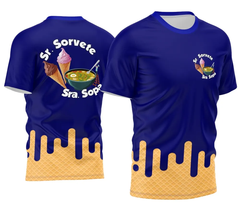 Arte Camisa Sorveteria - Profissão Modelo 03