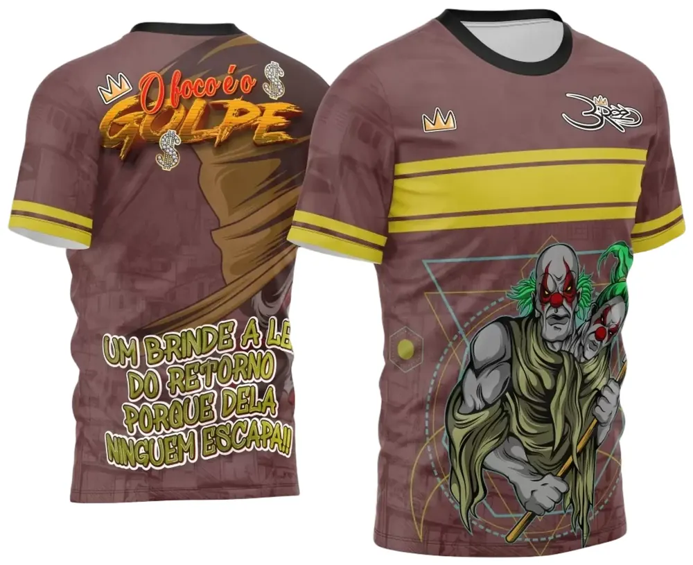 Arte Estampa Camisa Quebrada 2024 Modelo 07