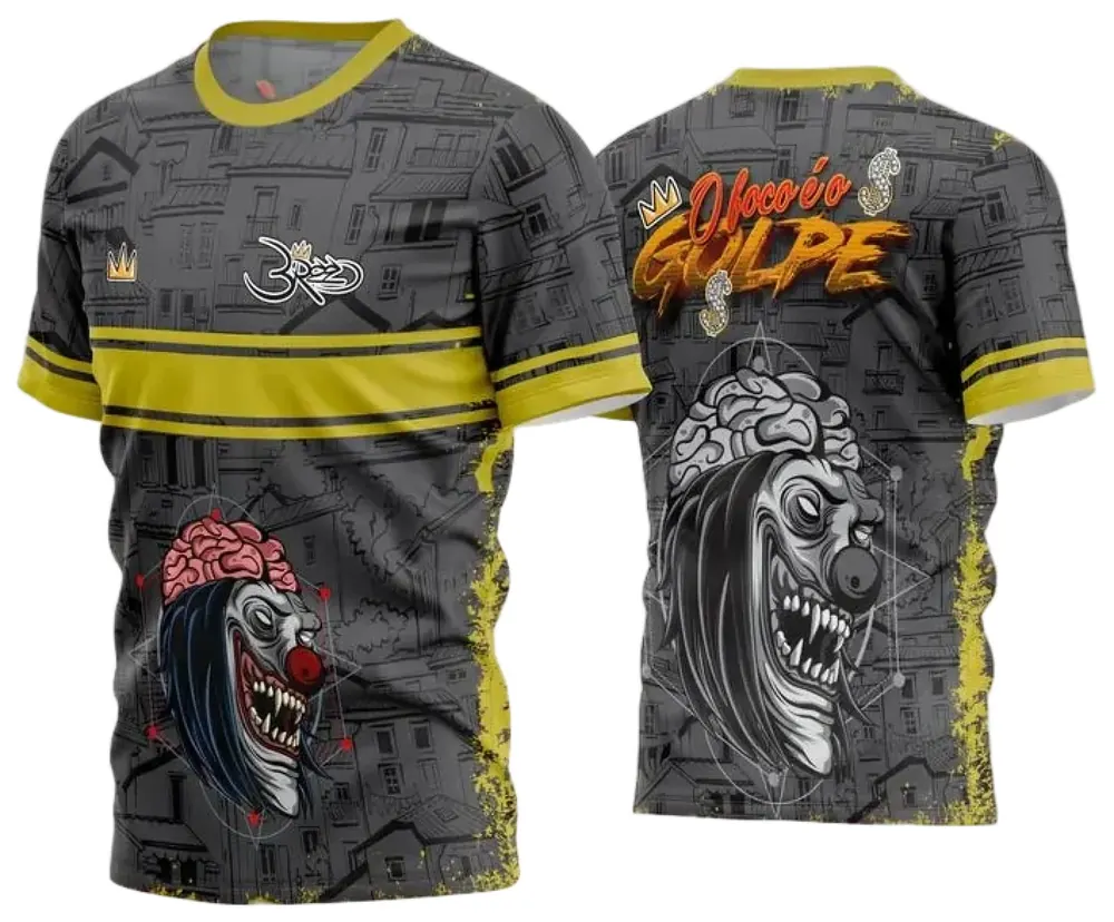 Arte Estampa Camisa Quebrada 2024 Modelo 123