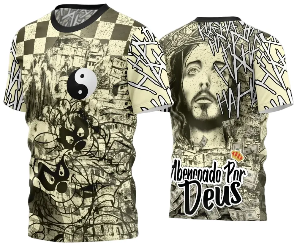 Arte Estampa Camisa Quebrada 2024 Modelo 114