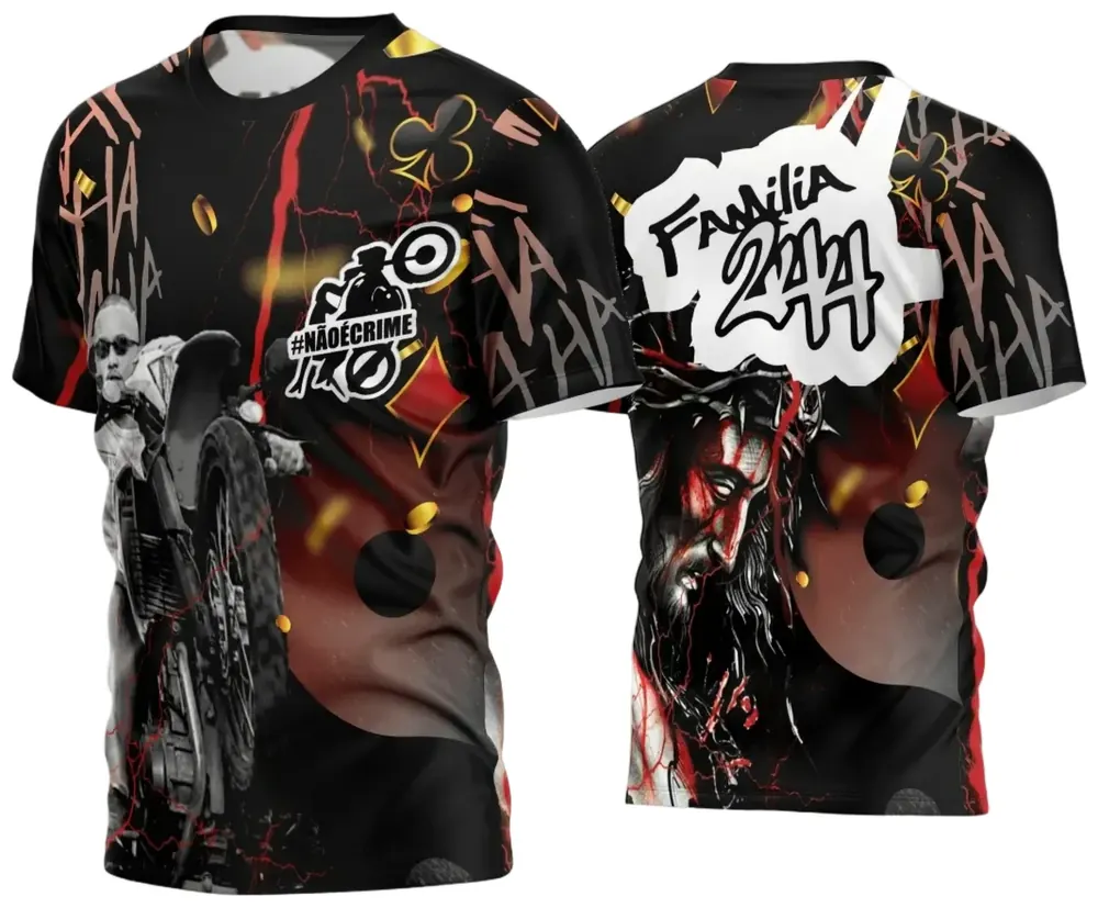 Arte Estampa Camisa Quebrada 2024 Modelo 90