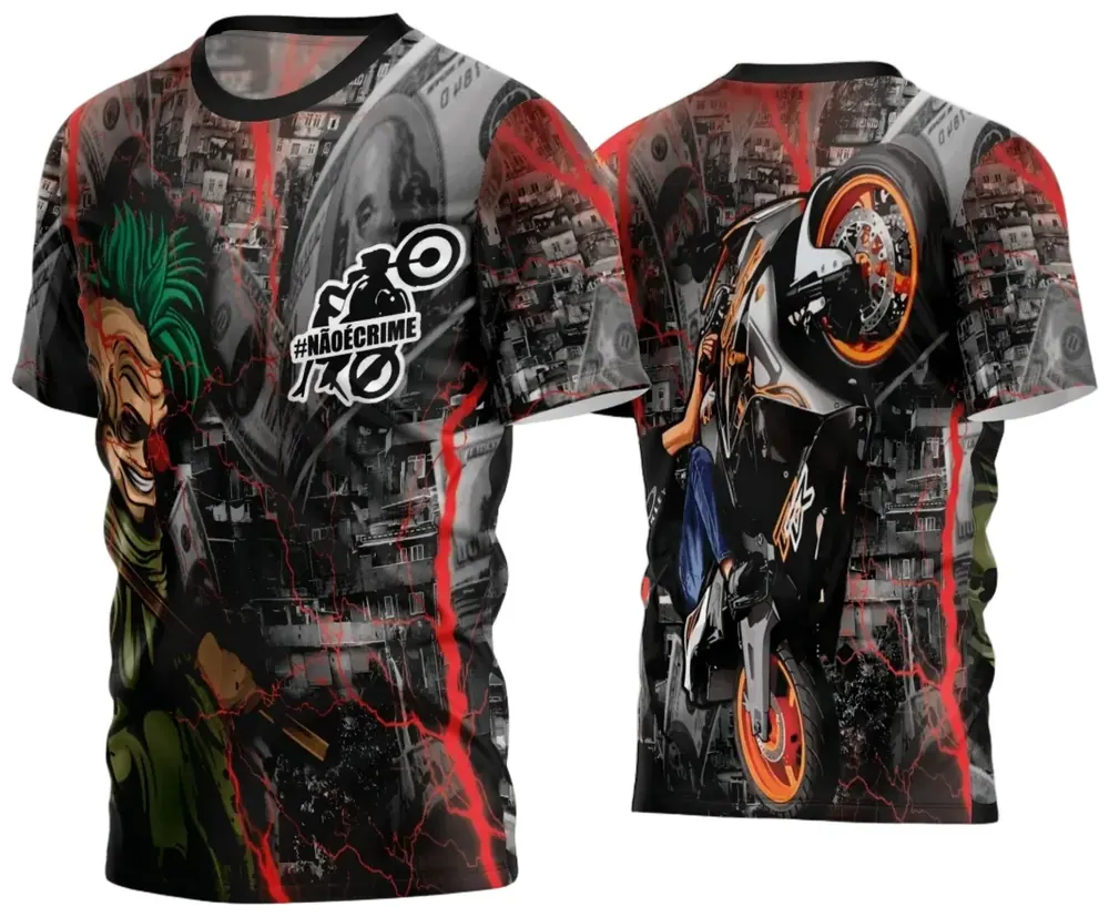 Arte Estampa Camisa Quebrada 2024 Modelo 89