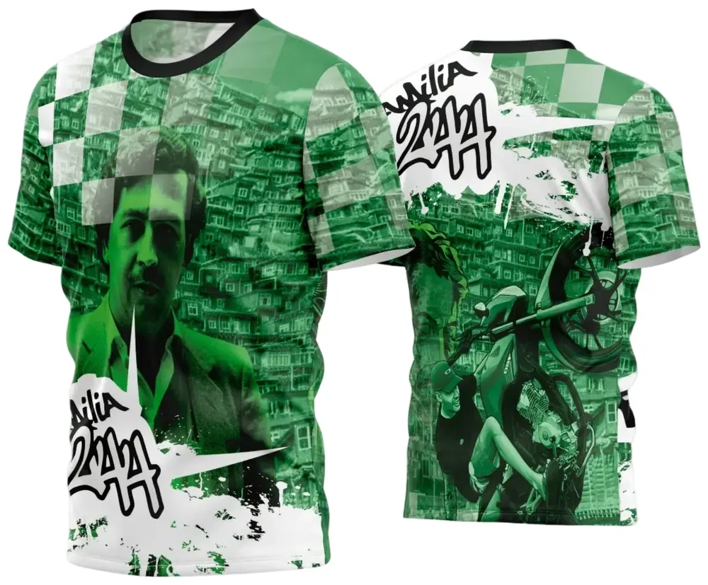 Arte Estampa Camisa Quebrada 2024 Modelo 86