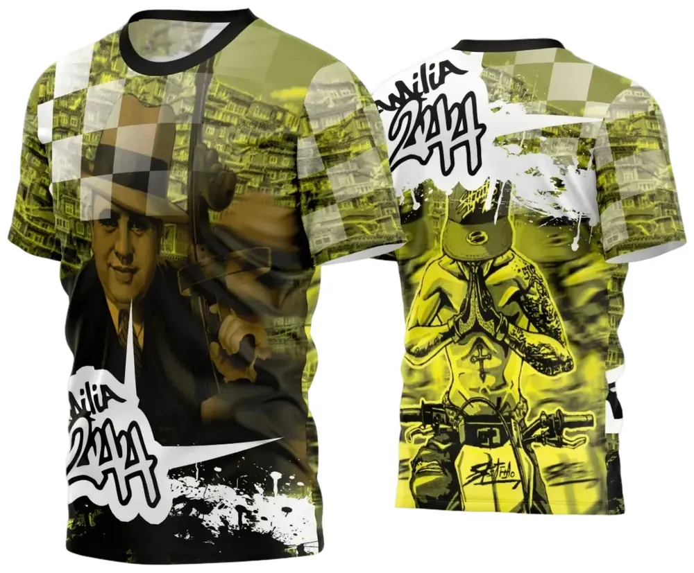 Arte Estampa Camisa Quebrada 2024 Modelo 85