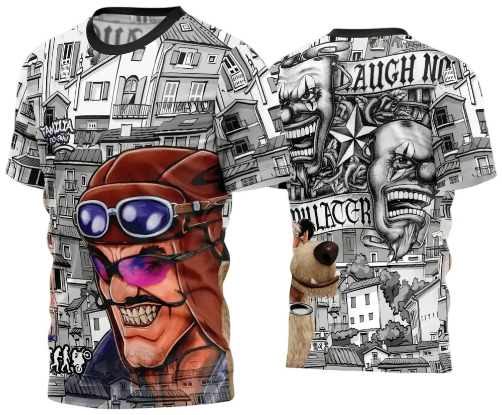 Arte Estampa Camisa Quebrada 2024 Modelo 77