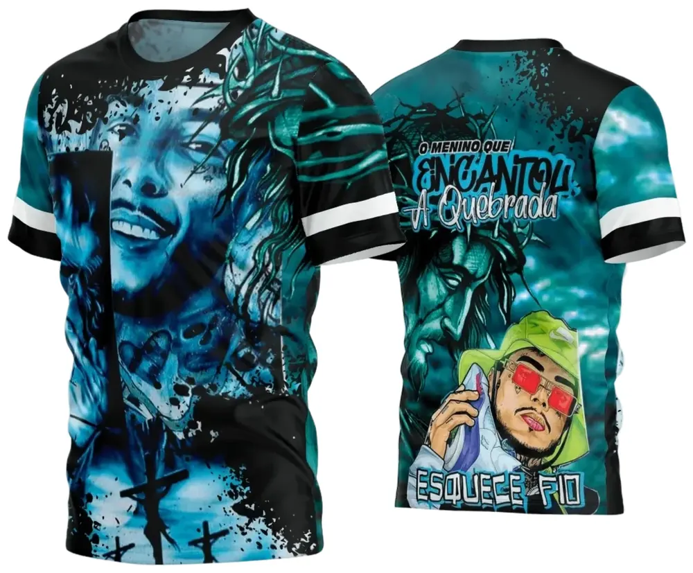 Arte Estampa Camisa Quebrada 2024 Modelo 65