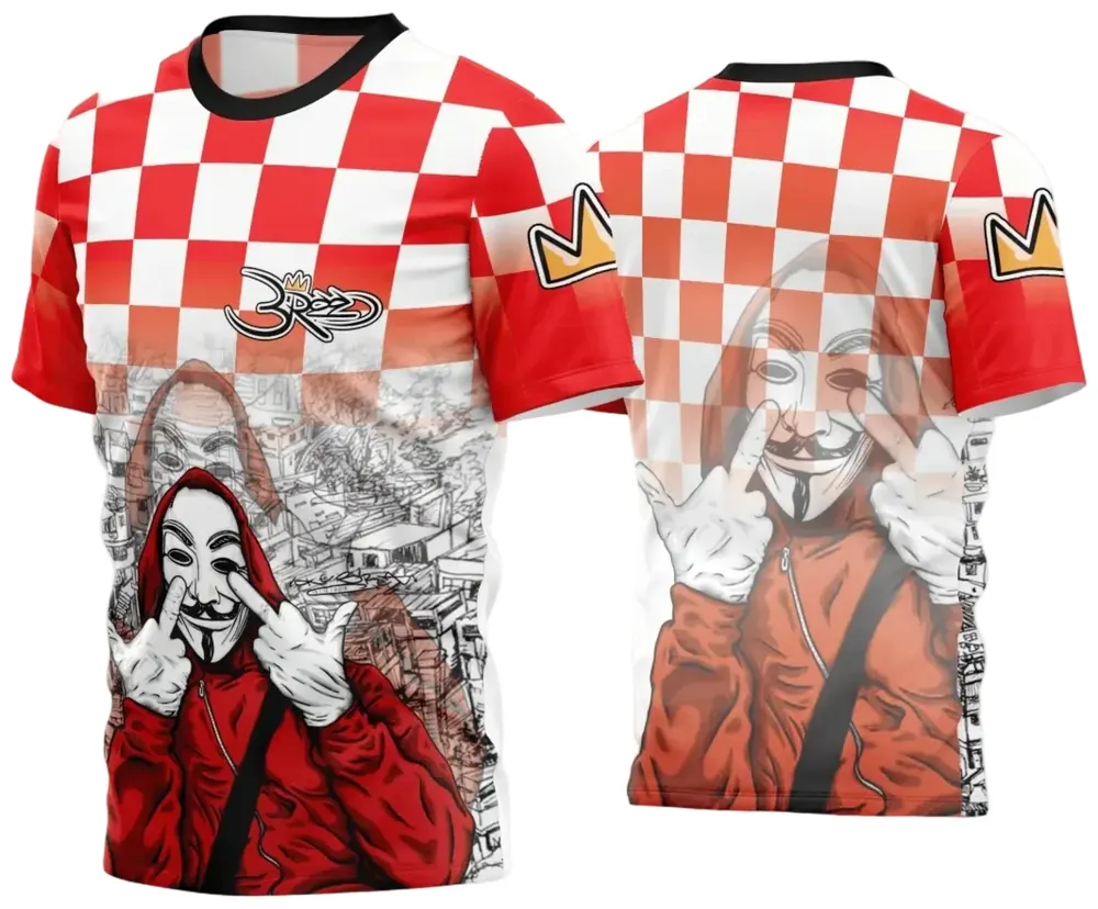 Arte Estampa Camisa Quebrada 2024 Modelo 55