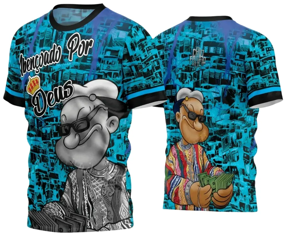 Arte Estampa Camisa Quebrada 2024 Modelo 39