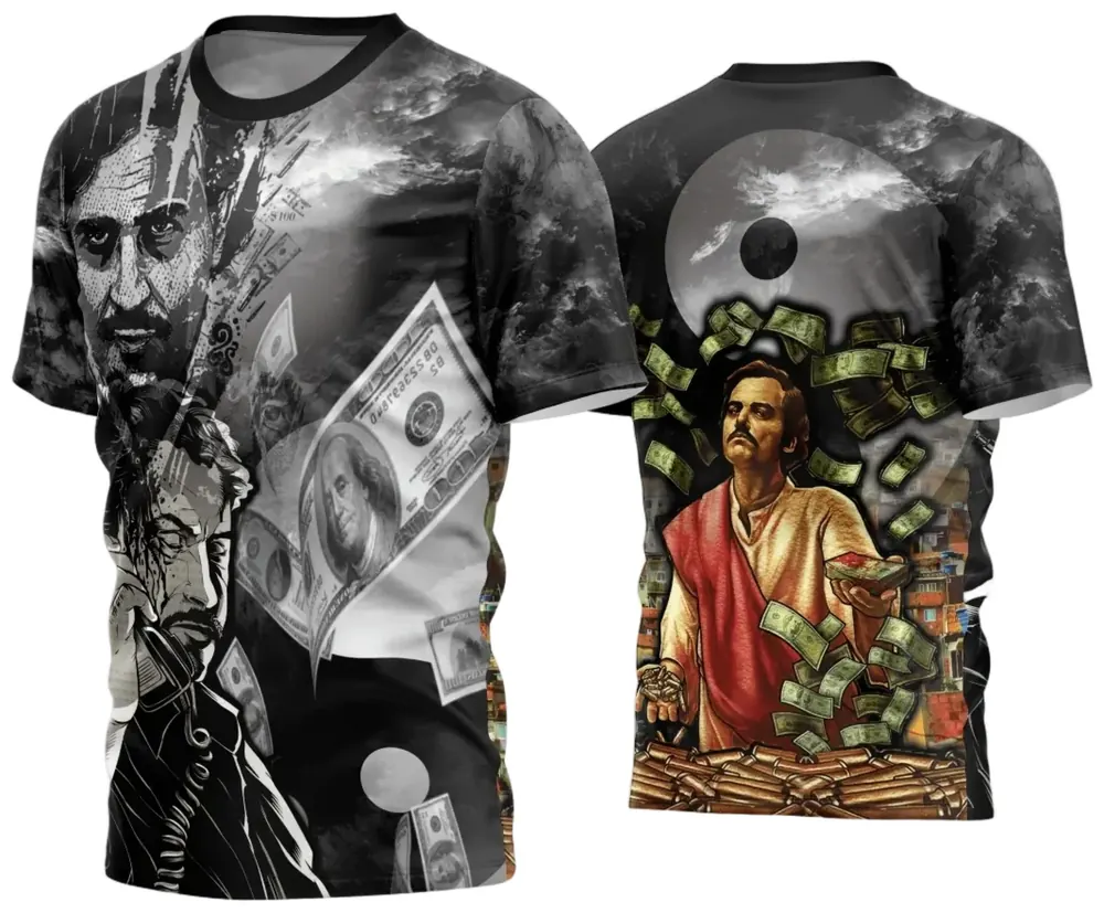 Arte Estampa Camisa Quebrada 2024 Modelo 36