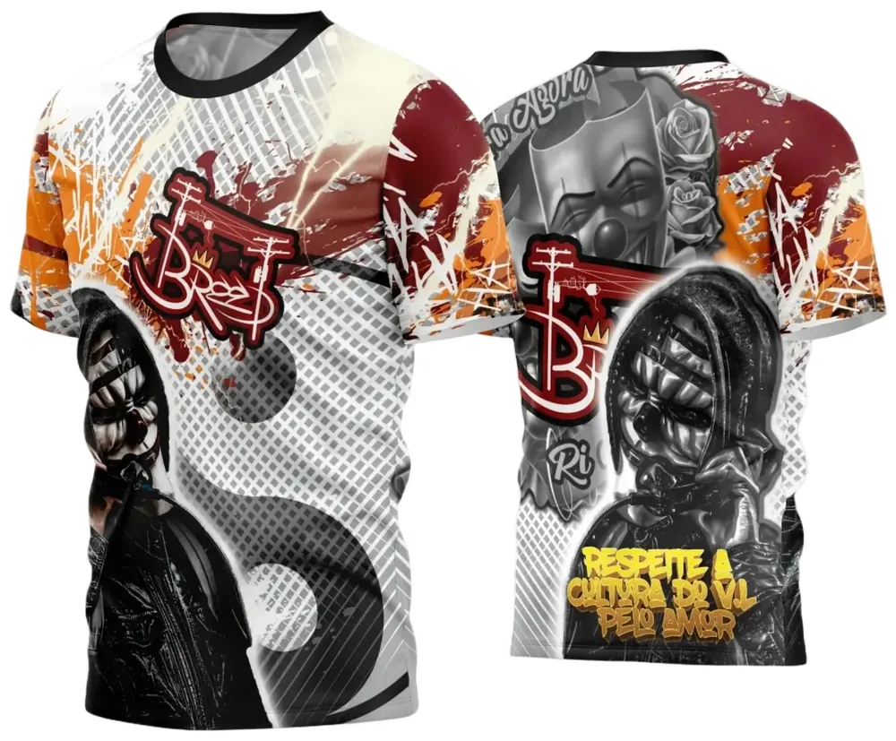 Arte Estampa Camisa Quebrada 2024 Modelo 33