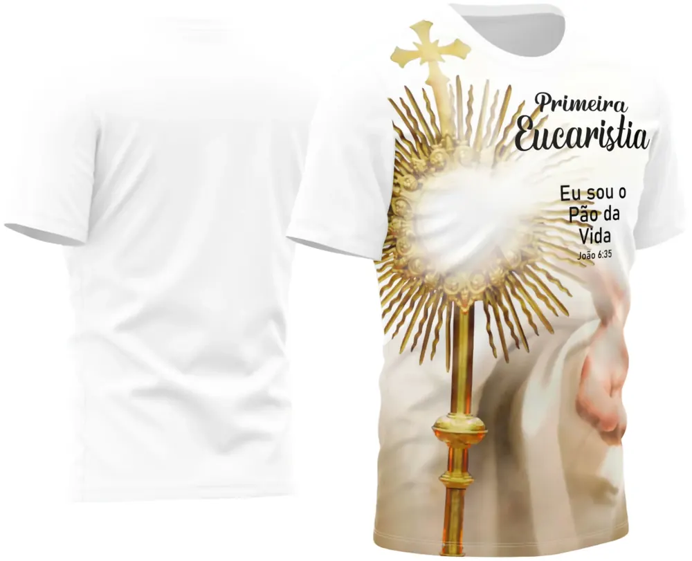Camisa Especial Primeira Comunhão - Fé e Simbolismo