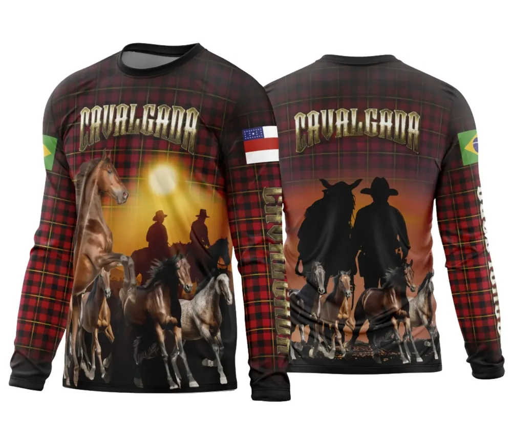 Arte Estampa Template Camisa Cavalgada 2024