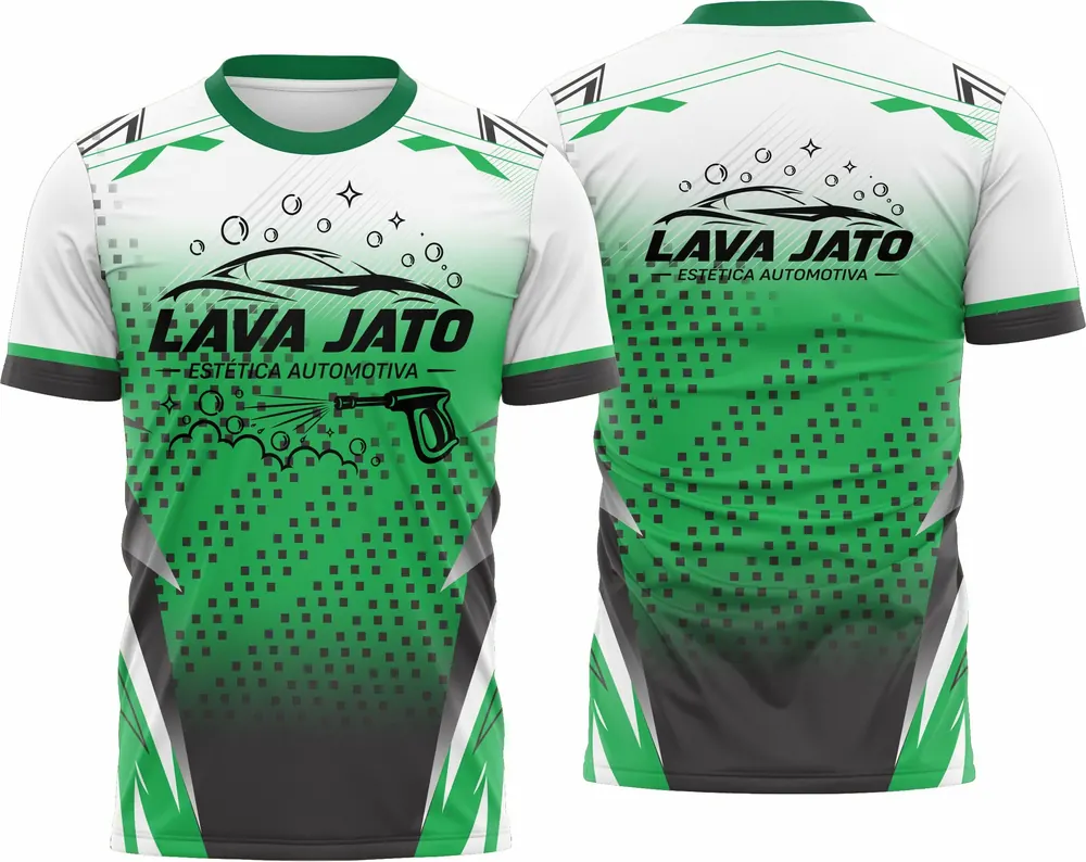 Camisa Uniforme Lava Rápido Automotivo