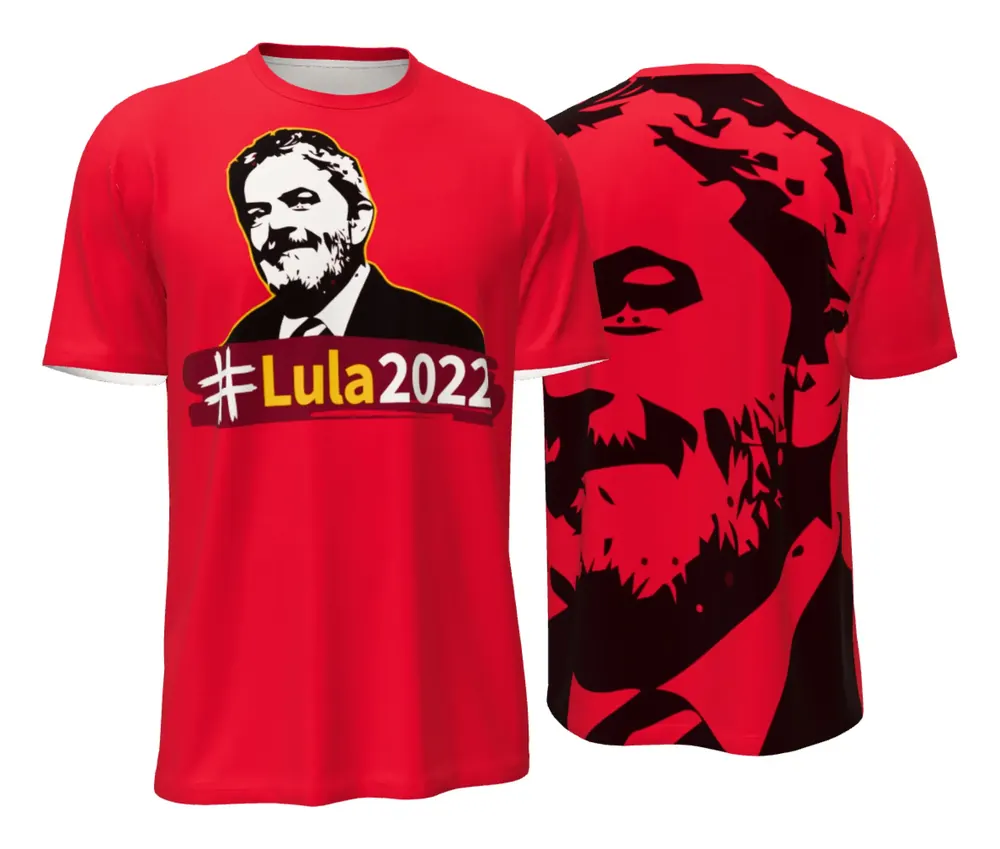 Camisa Gráfica Lula Pop Vermelha