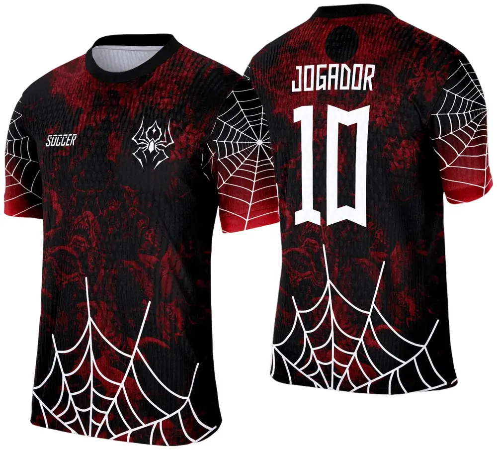 Arte Template Camisa de Interclasse Aranha Modelo 02