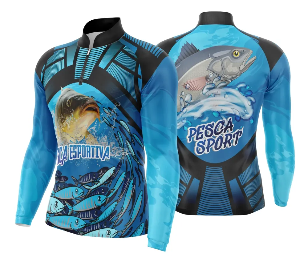 Camisa De Pesca Esportiva Modelo 55