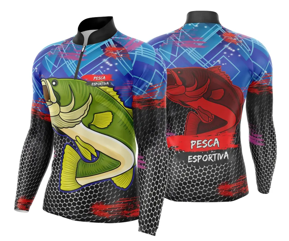 Camisa De Pesca Esportiva Modelo 48